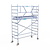 Euroscaffold Rolsteiger Professional 90x250 4,2m werkhoogte carbon vloer tegen de gevel