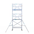 Euroscaffold Rolsteiger Euroscaffold Professional 90x190 6,2m werkhoogte tegen de gevel