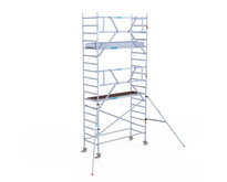 Rolsteiger Euroscaffold Professional 90x250 6,2m werkhoogte tegen de gevel