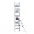 Euroscaffold Rolsteiger Euroscaffold Professional 90x305 6,2m werkhoogte tegen de gevel