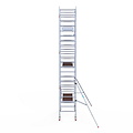 Euroscaffold Rolsteiger Euroscaffold Professional 90x190 7,2m werkhoogte tegen de gevel