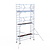 Euroscaffold Rolsteiger Professional 90x305 7,2m werkhoogte carbon vloer tegen de gevel