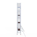 Euroscaffold Rolsteiger Euroscaffold Professional 90x190 9,2m werkhoogte tegen de gevel