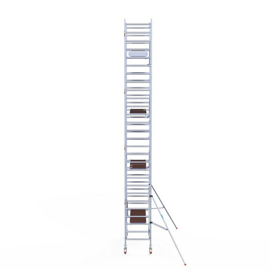 Euroscaffold Rolsteiger Euroscaffold Professional 90x190 9,2m werkhoogte tegen de gevel