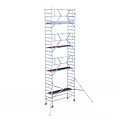 Euroscaffold Rolsteiger Euroscaffold Professional 90x250 9,2m werkhoogte tegen de gevel