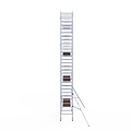 Euroscaffold Rolsteiger Euroscaffold Professional 90x250 9,2m werkhoogte tegen de gevel