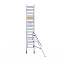 Euroscaffold Rolsteiger Euroscaffold Basic 75x190 5,2m werkhoogte tegen de gevel