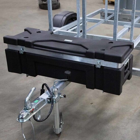 Euroscaffold Steigeraanhanger 250 + Rolsteiger Alumexx Light 135x250 10,2m werkhoogte