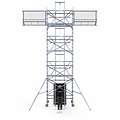 Euroscaffold Solar Rolsteiger 135x305 8,2m werkhoogte, inclusief solar lift, Safeguard dakrandbeveiliging