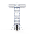 Euroscaffold Solar Rolsteiger 135x250 10,2m werkhoogte, inclusief Solar lift, Safeguard dakrandbeveiliging