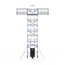 Euroscaffold Solar Rolsteiger 135x250 10,2m werkhoogte, inclusief Solar lift, Safeguard dakrandbeveiliging