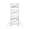 Euroscaffold Solar Rolsteiger 135x250 8,2m werkhoogte, inclusief solar lift, safeguard dakrandbeveiliging
