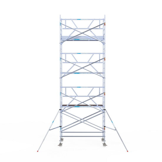 Euroscaffold Solar Rolsteiger 135x250 8,2m werkhoogte, inclusief solar lift, safeguard dakrandbeveiliging