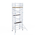 Euroscaffold Steigeraanhanger Afsluitbaar 250 + Rolsteiger Alumexx Light 135x250 8,2m werkhoogte