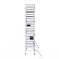 Euroscaffold Steigeraanhanger Afsluitbaar 250 + Rolsteiger Alumexx Light 135x250 8,2m werkhoogte