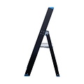 Eurostairs Eurostairs zwarte bordestrap 1x2 treden - Limited Edition - Blauw