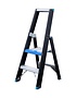 Eurostairs zwarte bordestrap 1x2 treden - Limited Edition - Blauw
