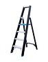 Eurostairs zwarte bordestrap 1x4 treden - Limited Edition - Blauw