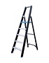 Eurostairs zwarte bordestrap 1x5 treden - Limited Edition - Blauw