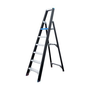 Eurostairs zwarte bordestrap 1x6 treden - Limited Edition - Blauw