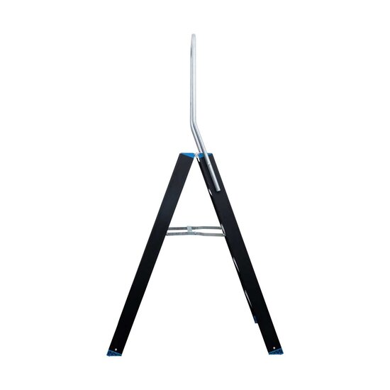 Eurostairs Dubbele trap zwart professioneel 2x5 treden - Limited Edition - Blauw