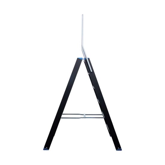 Eurostairs Dubbele trap zwart professioneel 2x6 treden - Limited Edition - Blauw