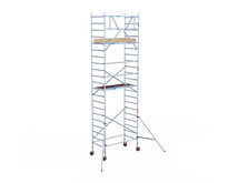 Rolsteiger Euroscaffold Basic 90x190 7,2m werkhoogte tegen de gevel