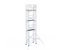 Rolsteiger Euroscaffold Basic 90x190 9,2m werkhoogte tegen de gevel