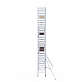Euroscaffold Rolsteiger Euroscaffold Basic 90x305 9,2m werkhoogte tegen de gevel