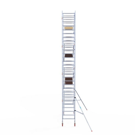 Euroscaffold Rolsteiger Euroscaffold Basic 90x305 9,2m werkhoogte tegen de gevel