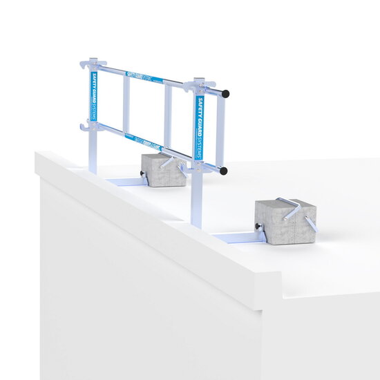Safety Guard Systems SGS Slim dakrandbeveiliging 3 mtr complete set plat dak