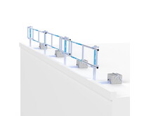 SGS Slim dakrandbeveiliging 9 mtr complete set plat dak