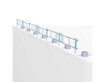 SGS Slim dakrandbeveiliging 18 mtr complete set plat dak