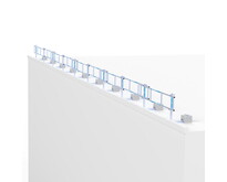 SGS Slim dakrandbeveiliging 27 mtr complete set plat dak