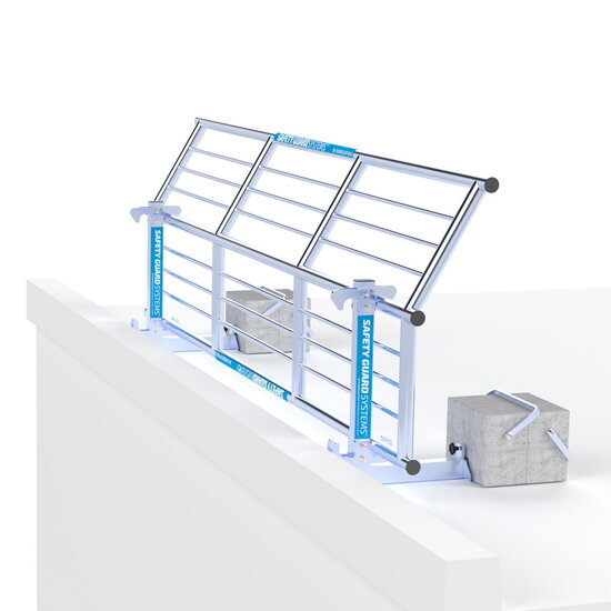 Safety Guard Systems SGS Slim Plus dakrandbeveiliging 3 mtr complete set plat dak