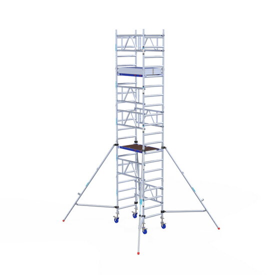 Euroscaffold Rolsteiger One 75x120 cm 6,2 meter werkhoogte carbon vloer