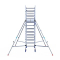 Euroscaffold Rolsteiger One XL PRO 75x165 cm 4,2 meter werkhoogte carbon vloer