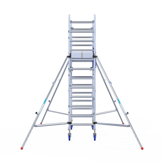 Euroscaffold Rolsteiger One XL PRO 75x165 cm 4,2 meter werkhoogte carbon vloer