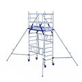 Euroscaffold Rolsteiger One XL PRO 75x165 cm 4,2 meter werkhoogte carbon vloer