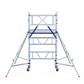 Euroscaffold Rolsteiger One XL PRO 75x165 cm 4,2 meter werkhoogte carbon vloer