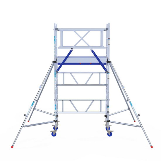 Euroscaffold Rolsteiger One XL PRO 75x165 cm 4,2 meter werkhoogte carbon vloer