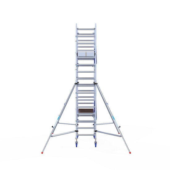 Euroscaffold Rolsteiger One XL PRO 75x165 cm 5,2 meter werkhoogte carbon vloer