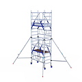 Euroscaffold Rolsteiger One XL PRO 75x165 cm 5,2 meter werkhoogte carbon vloer