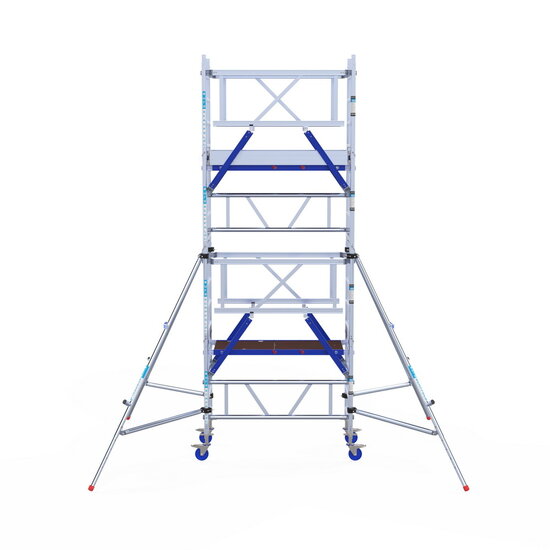 Euroscaffold Rolsteiger One XL PRO 75x165 cm 5,2 meter werkhoogte carbon vloer