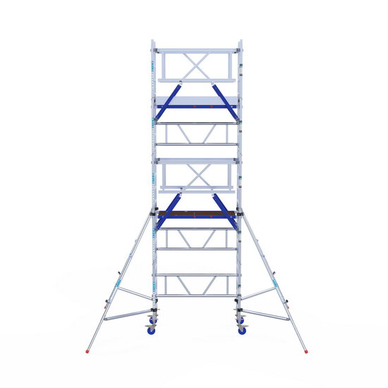 Euroscaffold Rolsteiger One XL PRO 75x165 cm 6,2 meter werkhoogte carbon vloer