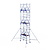 Euroscaffold Rolsteiger One XL PRO 75x165 cm 7,2 meter werkhoogte  carbon vloer