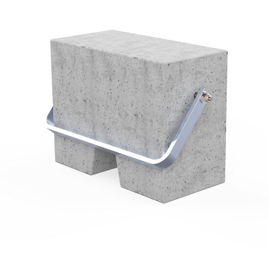 Euroscaffold SGS Slim (Plus) dakrandbeveiliging betonblok plat dak