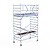Euroscaffold Rolsteiger Original 135x250 5,2m werkhoogte carbon vloer tegen de gevel