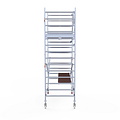Euroscaffold Rolsteiger Euroscaffold Original 135x250 5,2m werkhoogte tegen de gevel