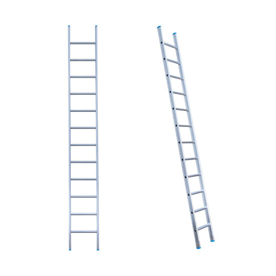 Eurostairs Eurostairs Ladder enkel recht 1x12 sporten